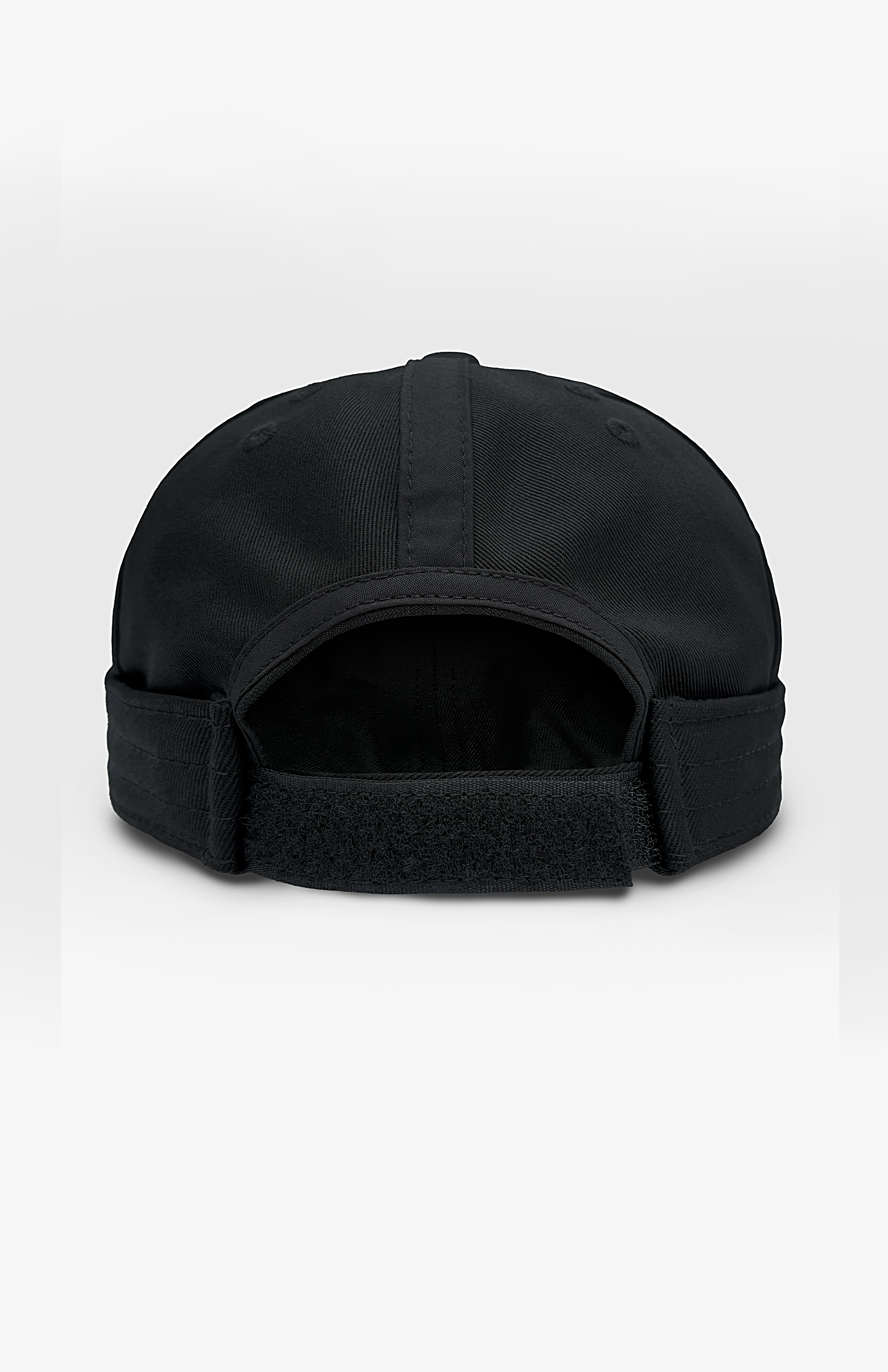 reverse baseball cap in black