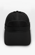 reverse baseball cap in black
